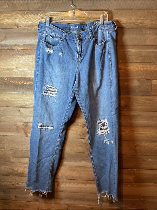 Natural Reflection Denim - Natural Reflections Distressed Patchwork Jeans Vintage Reunion Women’s Size 12